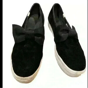 Keds X Kate Spade 	New York Double Decker Quilted Velvet Sneakers Sz 8.5